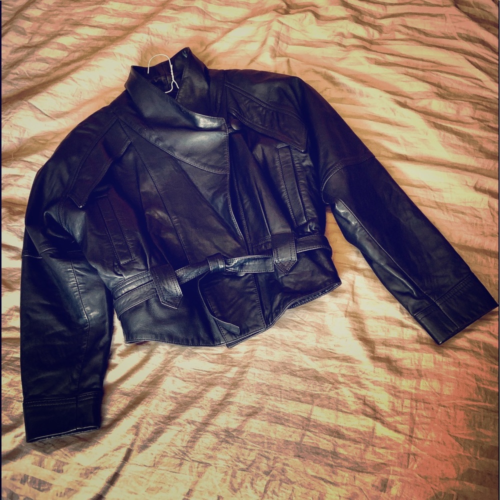 Genuine Leather Jacket for Women Size 4
